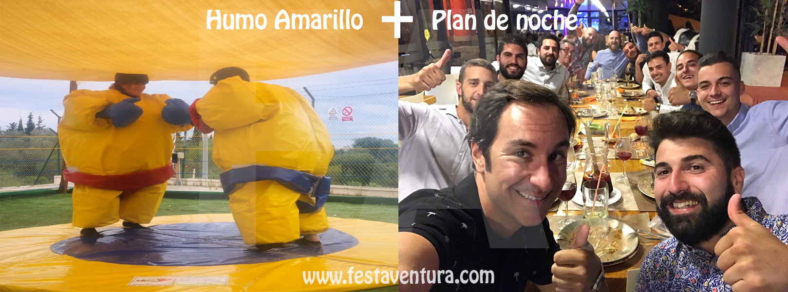 Pack Humor Amarillo + Plan de noche en Sitges