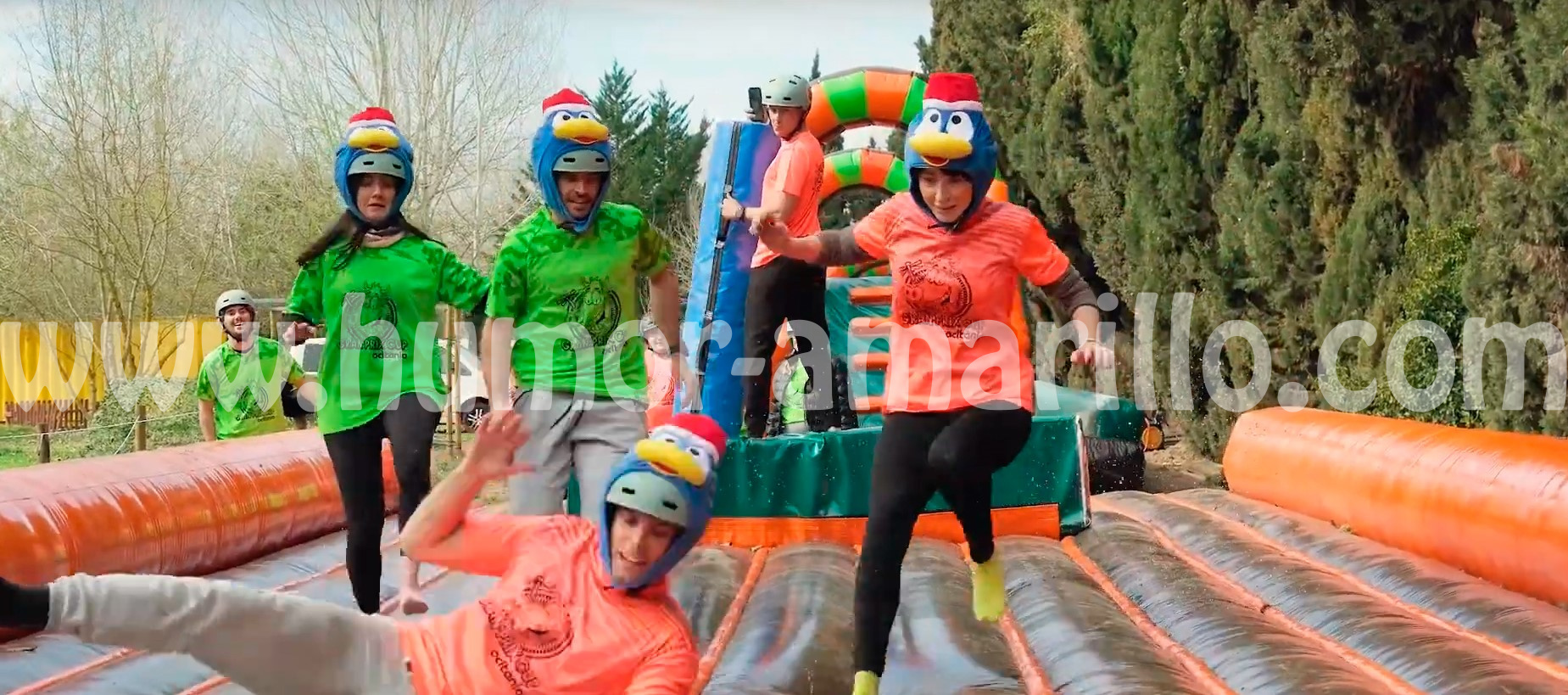 Humor Amarillo en Empuriabrava para grupos de despedidas de soltero y soltera, cumpleaños y Team Building para empresas