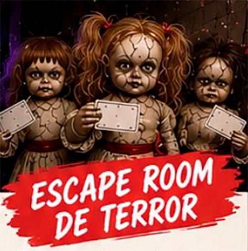 Escape Room de terror en Lleida, ideal para despedidas de soltero, despedidas de soltera, cumpleaños, aniversarios y grupos de empresa