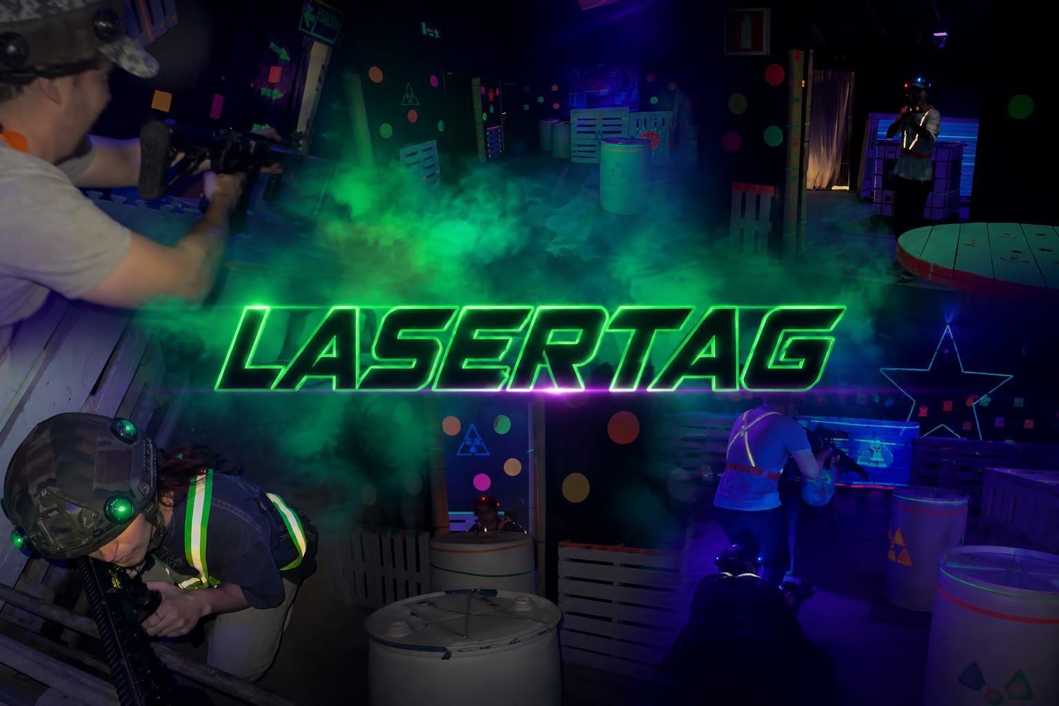 Lasertag en Lleida, ideal para despedidas de soltero, despedidas de soltera, cumpleaños, infantil